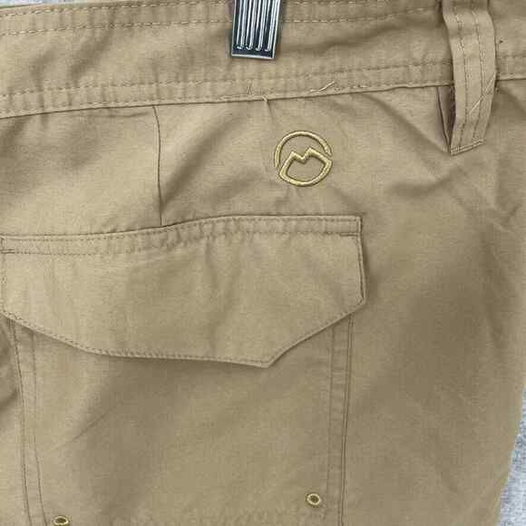 Magellan Cargo Shorts Mens 44 Brown Fishing Hiking Water Repellant Casual Chino - Picture 7 of 10